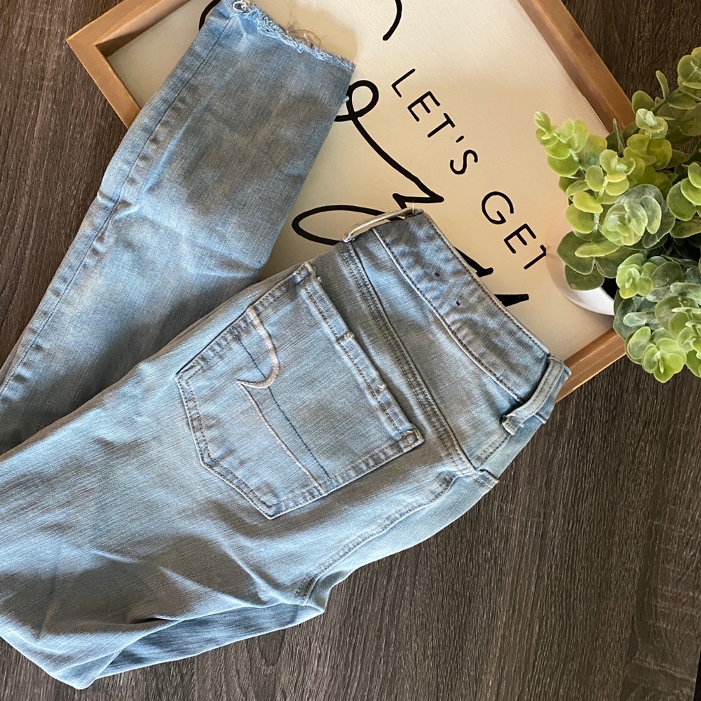 AE skinny distressed jeans